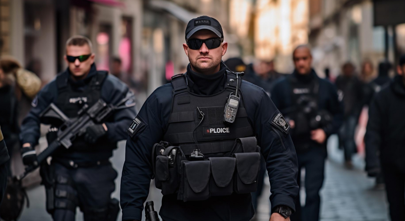 Studenci szkoły podstawowej z Lubrańca poznają pracę policji z bliska